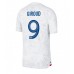 Billige Frankrike Olivier Giroud #9 Bortetrøye VM 2022 Kortermet